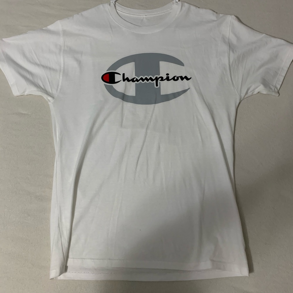 White champion tee